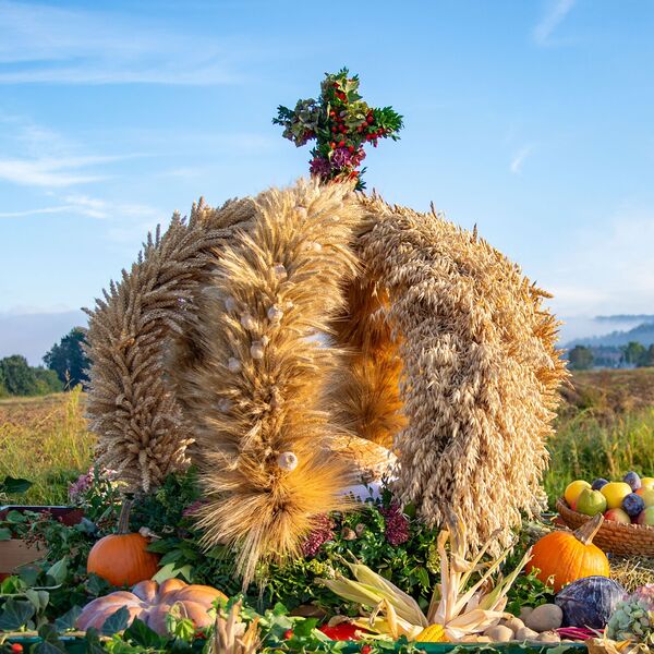 Erntekrone 2023 / © Pfarrgemeinde Schönering