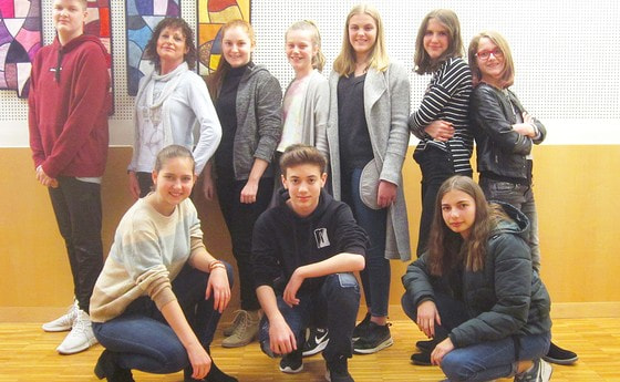 mit Firmbegleiterin Erika Hameder
