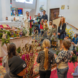 Palmsonntag / Foto Haijes Palmsonntag Pfarre Kirchdorf an der KremsFestliche Familienmesse in der Kirche